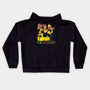 Nacho Mexican Steam Train Cinco De Mayo 2021 Kids Hoodie